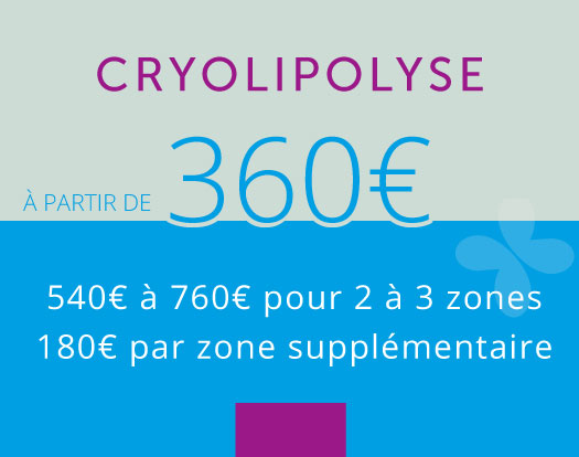 cryolipolyse amas de graisse localisées