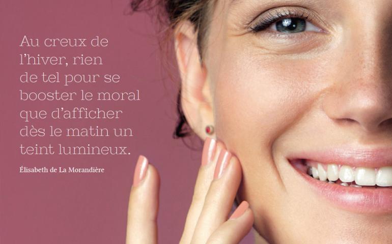 Un teint lumineux pour éclairer l'hiver