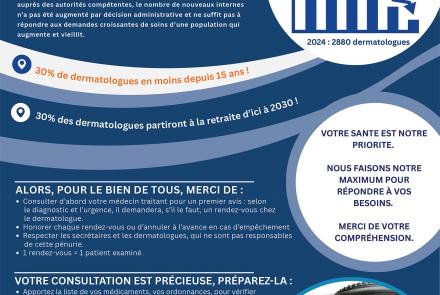30% des dermatologues partiront à la retraite d’ici à 2030 !